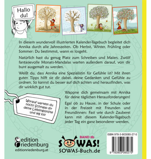 Mein ganzes Jahr mit Annika - Das Kalender-Tagebuch für deine Gedanken und Gefühle