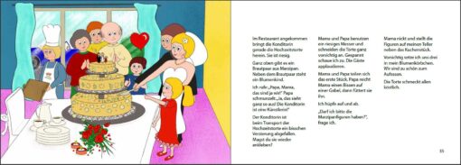 Mama und Papa heiraten: Bilderbuch Hochzeit ab 4 Jahren (Innenansicht)