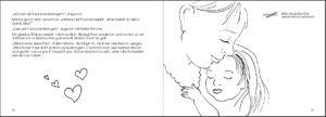 Das Geschwister Kritzelmalbuch zum Baby (Innenansicht)