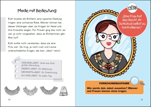 Ruth Bader Ginsburg - Richterin für Gerechtigkeit (Innenansicht)