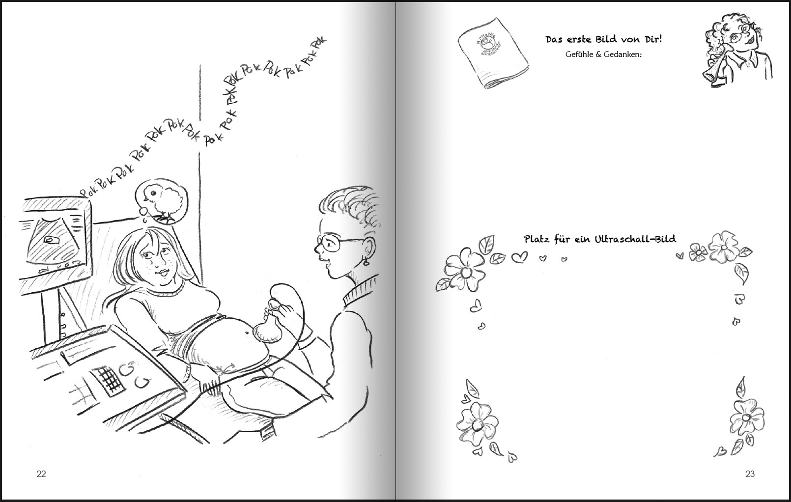Voller Vorfreude auf mein Baby: Schwangerschaftstagebuch zum Ausmalen – Bild 6