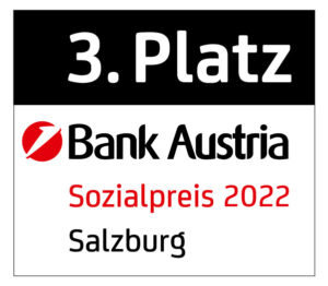 3. Platz Bank Austria Sozialpreis 2022 Salzburg für edition riedenburg