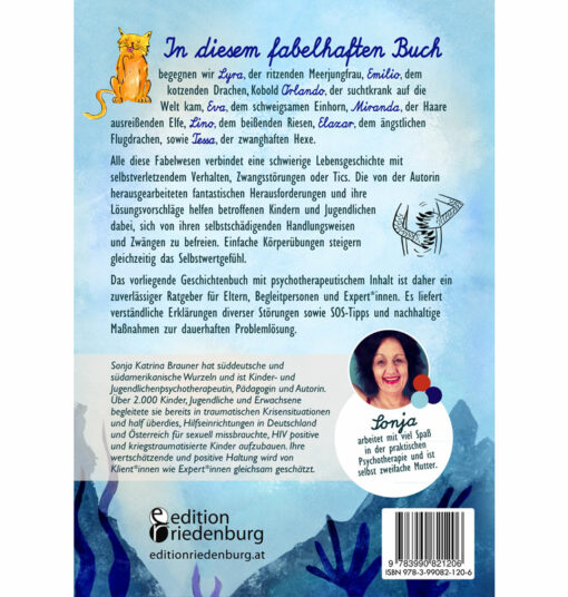 Meerjungfrau Lyra verlernt das Ritzen - Soforthilfe bei selbstverletzendem Verhalten SVV (Cover Rückseite)