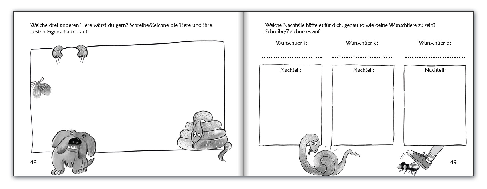 Dein innerer Schatz - SOWAS!-Buch zur Persönlichkeitsentwicklung bei Kindern (Innenansicht)