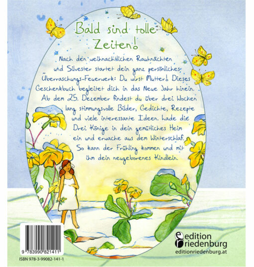 Schwanger in das Neue Jahr - Ein Geschenkbuch für werdende Mütter (Cover Rückseite)