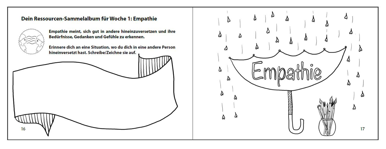 Supergut mit ADHS - Das Turbo-Tagebuch für deine Ressourcen (Innenansicht)