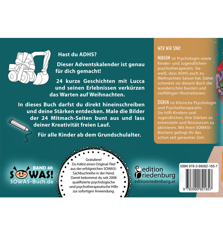 Supergut mit ADHS – Adventskalender: 24 Tage Positive Psychologie, 24 Mitmach-Seiten und viele starke Ideen für das ganze Jahr – Bild 2