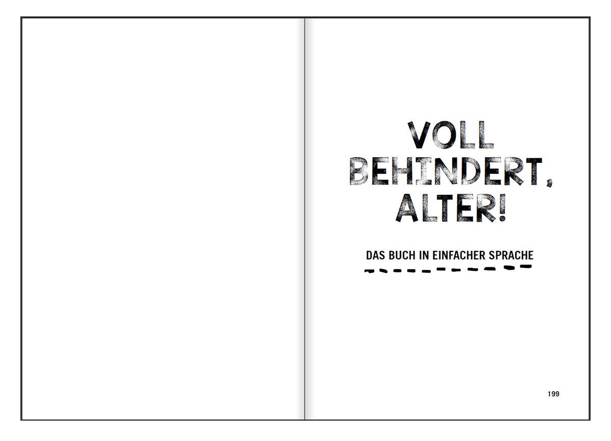 Voll behindert, Alter! Ein Sommer am A.... der Welt. Jugendroman - zufällig inklusiv (Innenansicht)