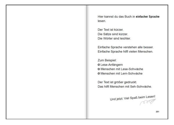 Voll behindert, Alter! Ein Sommer am A.... der Welt. Jugendroman - zufällig inklusiv (Innenansicht)