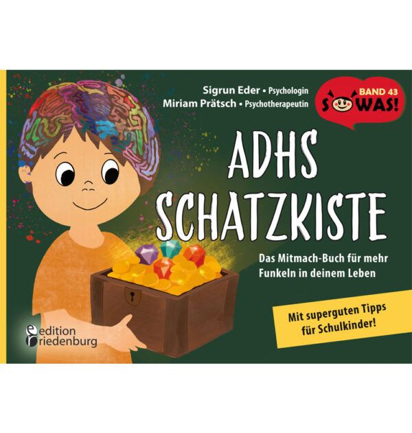 ADHS Schatzkiste - Das Mitmach-Buch für mehr Funkeln in deinem Leben (Cover)