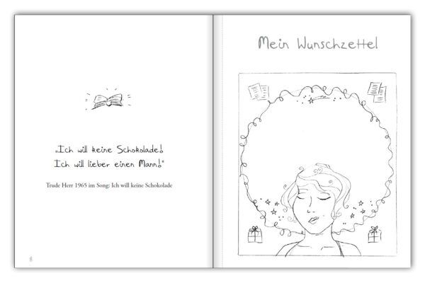 Das Wunschzettelbuch - Für alle deine Wünsche! (Innenansicht)
